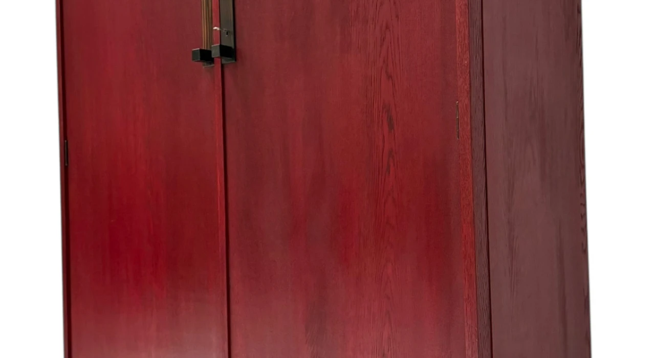 Art Deco Modernist Armoire by A.H. Jansen for L.O.V. Oosterbeek, 1920s 2